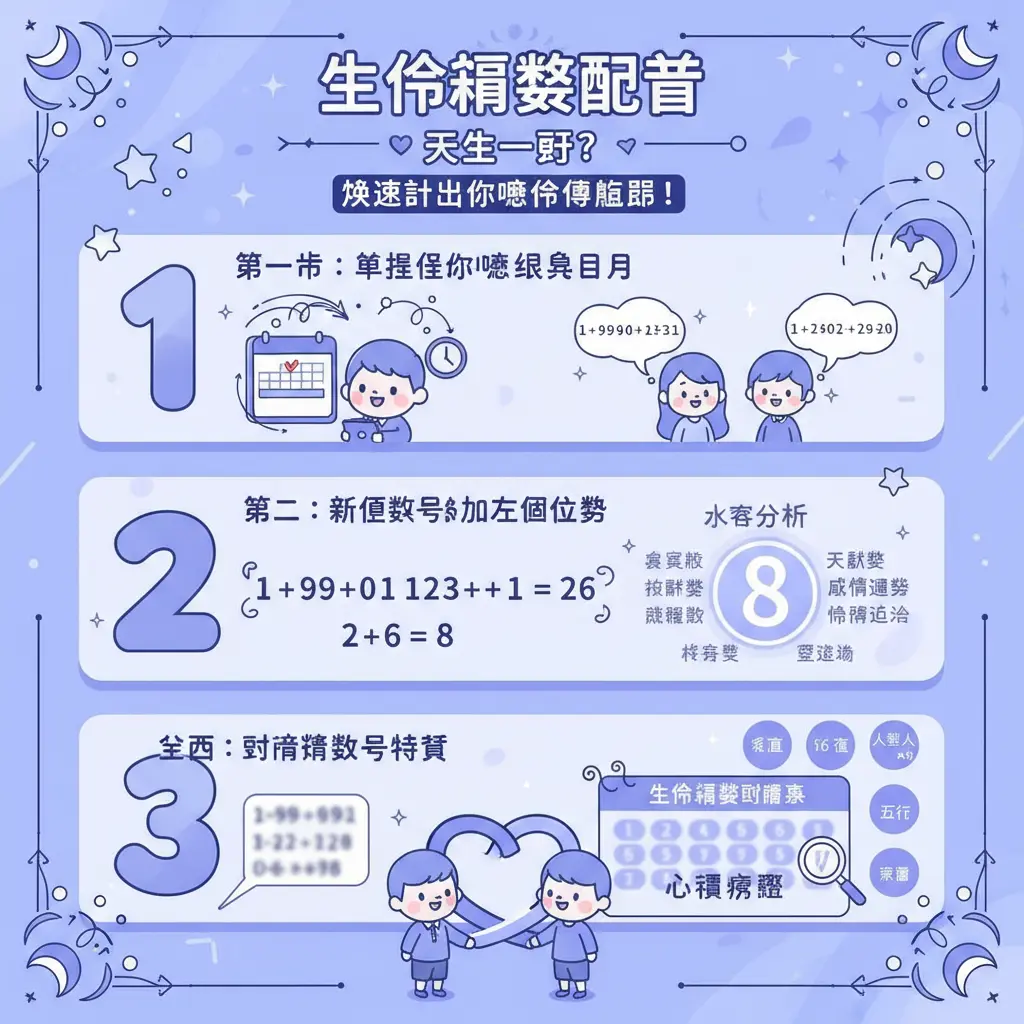 生命靈數配對 - 生命靈數